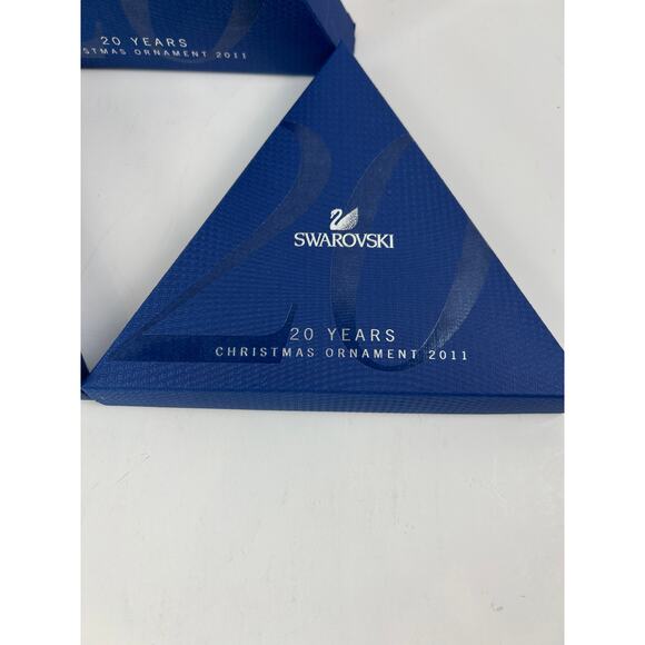 Swarovski 2011 20 Years Annual Edition Christmas Ornament Snowflake w/ Box - Picture 2 of 7